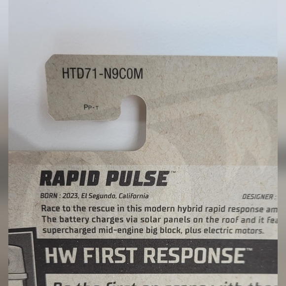 Rapid Pulse Toy Car - Red and White - Picture 6 of 6